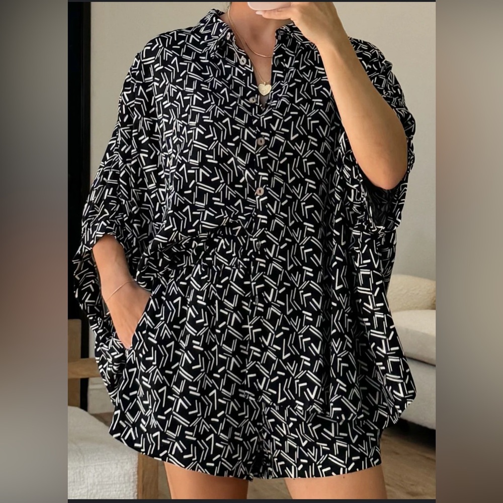 Talulah Dreamscape Swing Blouse & Shorts Set